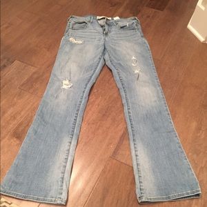 Size 8 Abercrombie distressed jeans